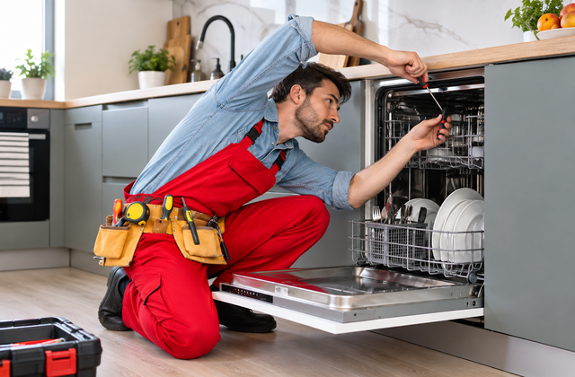 dishwasher appliance repair technician